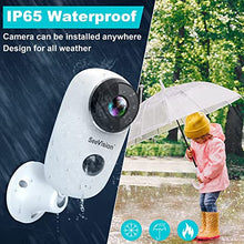 Load image into Gallery viewer, Security Camera Outdoor, SeeVision Wireless Rechargeable Battery Powered WiFi Camera, Home Security Camera,1080P Video with Two-Way Audio, Night Vision, Motion Detection
