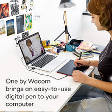 Load image into Gallery viewer, One by Wacom Student drawing tablet for Windows PC, Mac and certified Works With Chromebook, Small
