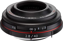 Load image into Gallery viewer, Pentax K-Mount HD DA 40mm f/2.8 40-40mm Fixed Lens for Pentax KAF (Limited Black)
