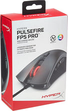 Load image into Gallery viewer, HyperX Pulsefire FPS Pro - Gaming Mouse, Software Controlled RGB Light Effects &amp; Macro Customization, Pixart 3389 Sensor Up to 16,000 DPI, 6 Programmable Buttons, Mouse Weight 95g
