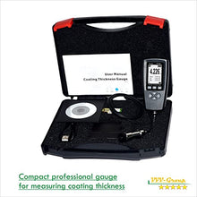 Load image into Gallery viewer, Digital Coating Thickness Gauge CM-208Z | Ultra-high Precision Probe, More Accurate Measurements with External Sensor Detailed Measurement with 0.001 mils Resolution (Range: 0-99 mils)
