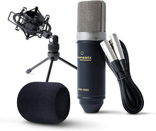 Load image into Gallery viewer, Marantz Pro MPM1000 - Studio Recording Condenser Microphone with Shockmount, Desktop Stand and Cable û Perfect for Podcasting and Voiceover Projects, MPM-1000 XLR Mic
