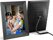 Load image into Gallery viewer, Nixplay 9.7 inch Smart Digital Photo Frame with WiFi and 2K Display (W10E) - Black - Share Photos and Videos Instantly via Email or App
