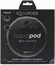 Load image into Gallery viewer, BOOMPODS AQUAPOD Waterproof Bluetooth Speaker – Compact, Rechargeable &amp; Portable Wireless Speaker for Travel, Outdoor Activities, Or Shower - Powerful Mini Bass &amp; Mountable Speaker with Mic
