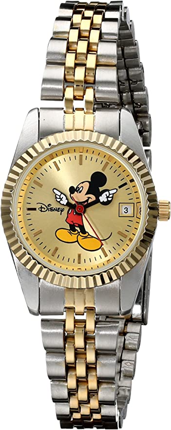 Disney Women's MM0061 Two-Tone Mickey Mouse Watch with Date Movement