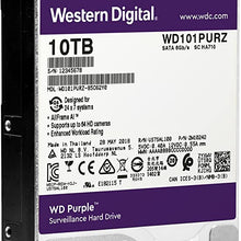 Load image into Gallery viewer, Western Digital 10TB WD Purple Surveillance Internal Hard Drive - SATA 6 Gb/s, , 256 MB Cache, 3.5" - WD101PURZ (Old Version)
