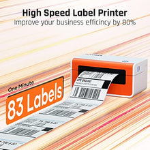 Load image into Gallery viewer, K Comer Shipping Label Printer 150mm/s High-Speed 4x6 Direct Thermal Label Printing for Shipment Package 1-Click Setup on Windows/Mac,Label Maker Compatible with Amazon, Ebay, Shopify, FedEx,USPS,Etsy
