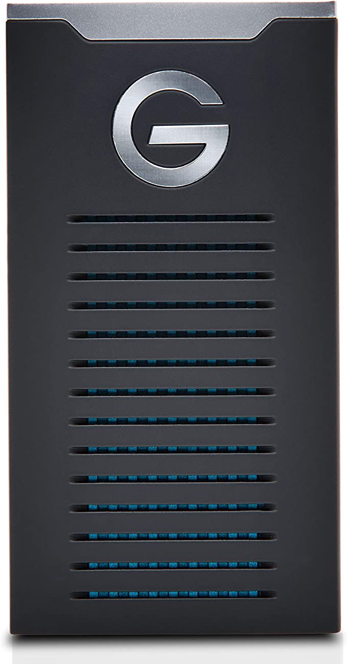 G-Technology 1TB G-DRIVE mobile SSD Durable Portable External Storage - USB-C (USB 3.1), Up to 560 MB/s - 0G06053-1, black