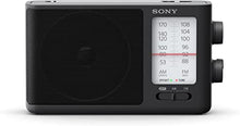 Load image into Gallery viewer, Sony ICF-506 Analog Tuning Portable FM/AM Radio, Black, 2.14 lb
