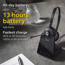 Load image into Gallery viewer, Jabra Engage 65 Wireless Headset, Stereo û Telephone Headset with Industry-Leading Wireless Performance, Advanced Noise-Cancelling Microphone, Call Center Headset with All Day Battery Life
