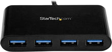 Load image into Gallery viewer, StarTech.com 4-Port USB-C Hub - Portable USB-C to 4X USB-A Hub - Bus-Powered USB 3.1 Gen 1 Type-C Hub - USB 3.0 Port Expander (HB30C4AB)
