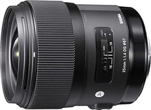 Load image into Gallery viewer, Sigma 35mm F1.4 Art DG HSM Lens for Canon, Black, 3.7 x 3.03 x 3.03 (340101)
