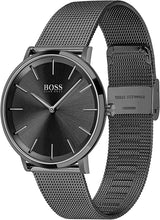 Load image into Gallery viewer, BOSS Black Men&#39;s Quartz Watch with Stainless Steel Strap, Black, 20 (Model: 1513826)
