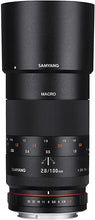 Load image into Gallery viewer, Samyang 100mm F2.8 ED UMC Full Frame Telephoto Macro Lens with Built-in AE Chip for Nikon Digital SLR Cameras
