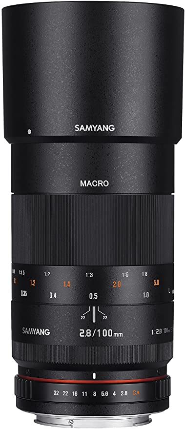 Samyang 100mm F2.8 ED UMC Full Frame Telephoto Macro Lens with Built-in AE Chip for Nikon Digital SLR Cameras