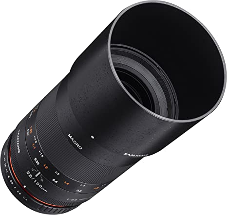 Samyang 100mm F2.8 ED UMC Full Frame Telephoto Macro Lens for Sony E-Mount Interchangeable Lens Cameras