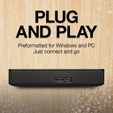 Load image into Gallery viewer, Seagate Portable 1TB External Hard Drive HDD Ò⬢â¬¢Ò¢Ú¬Ú¢Ò⬢Ú¢ÒšÚ¬ÒšÚ¢Ò⬢â¬¢ÒšÚ Ò⬢Ú¢Ò¦Ú¾ÒšÚ¢Ò⬢â¬¢Ò¢Ú¬Ú¢Ò⬢Ú¦ÒšÚ¡Ú» USB 3.0 for PC, Mac, PlayStation, &amp; Xbox, 1-Year Rescue Service (STGX1000400) , Black
