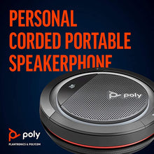 Load image into Gallery viewer, Poly - Calisto 3200 Wired Speakerphone (Plantronics) - Personal Portable Speakerphone for Conference Calls- USB-A Compatible - Connect to your PC/Mac - Works with Teams, Zoom &amp; more
