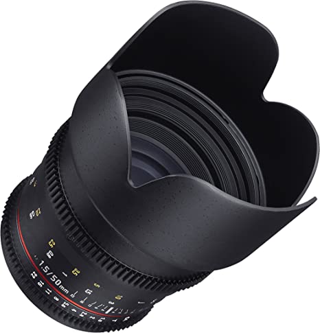Samyang Cine DS SYDS50M-NEX 50mm T1.5 AS IF UMC Full Frame Cine Wide Angle Lens for Sony E