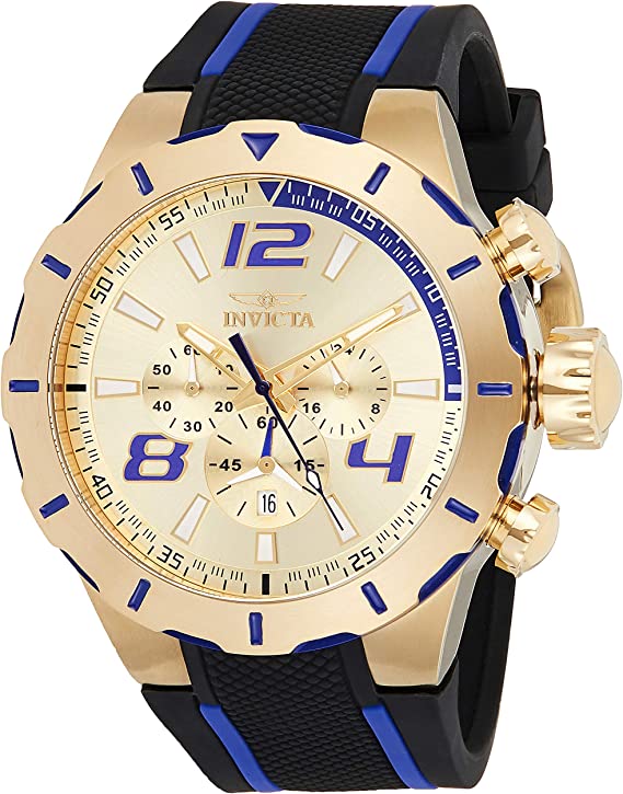 Invicta Men's 20107 S1 Rally Analog Display Japanese Quartz Black Watch