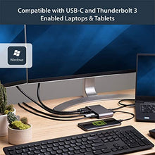 Load image into Gallery viewer, StarTech.com USB C Dock - 4K Dual Monitor HDMI Display - Mini Laptop Docking Station - 100W Power Delivery Passthrough - GbE, 2-Port USB-A Hub - USB Type-C Multiport Adapter - 3.3&#39; Cable (DK30C2HAGPD)
