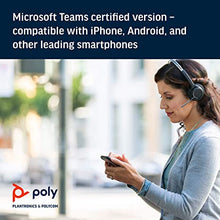 Load image into Gallery viewer, Plantronics - Voyager Focus UC with Charge Stand (Poly) - Bluetooth Dual-Ear (Stereo) Headset with Boom Mic - USB-A PC/Mac Compatible - Active Noise Canceling-Works with Teams (Certified), Zoom &amp; more

