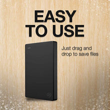 Load image into Gallery viewer, Seagate Portable 1TB External Hard Drive HDD û USB 3.0 for PC, Mac, PlayStation, &amp; Xbox, 1-Year Rescue Service (STGX1000400) , Black
