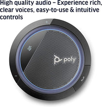 Load image into Gallery viewer, Poly - Calisto 3200 Wired Speakerphone (Plantronics) - Personal Portable Speakerphone for Conference Calls- USB-A Compatible - Connect to your PC/Mac - Works with Teams, Zoom &amp; more
