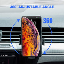 Load image into Gallery viewer, Adonit 15W Wireless Car Charger, Auto-Clamping Phone Holder Qi Car Charger 15W/ 10W/7.5W Fast Charging, Air Vent Car Phone Mount, Compatible with iPhone 12/12Pro/Max/11/X/XR/8/8+,Galaxy Note10/S10/S20
