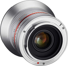 Load image into Gallery viewer, Samyang SY12M-FX-SIL 12mm F2.0 Ultra Wide Angle Lens for Fujifilm X-Mount Cameras, Silver
