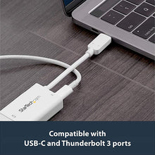 Load image into Gallery viewer, StarTech.com USB C to VGA Adapter with Power Delivery - 1080p USB Type-C to VGA Monitor Video Converter w/ Charging - 60W PD Pass-Through - Thunderbolt 3 Compatible - White (CDP2VGAUCPW)
