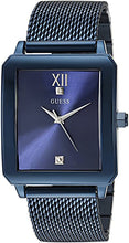 Load image into Gallery viewer, GUESS 35mm Stainless Steel Rectangular Watch with Diamond Markers
