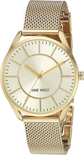 Load image into Gallery viewer, Nine West Women&#39;s NW/1922 Mesh Bracelet Watch
