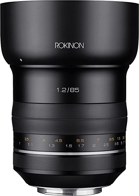 Rokinon Special Performance (SP) 85mm f/1.2 High Speed Lens for Canon EF with Built-in AE Chip, Black