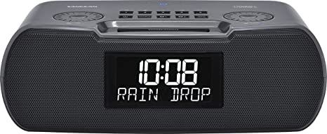 Sangean RCR-30 FM-RBDS / AM / Bluetooth / Aux-In Digital Tuning Clock Radio with USB Phone Charging and Sound Soother, Gray