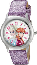 Load image into Gallery viewer, Disney Infinity Kids&#39; W002506 Frozen Elsa &amp; Anna Analog Display Analog Quartz Purple Watch
