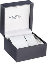 Load image into Gallery viewer, Nautica Men&#39;s N14536 NST Stainless Steel Watch with Black Resin Band

