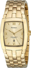 Load image into Gallery viewer, Armitron Men&#39;s 20/1923CHGP Date Function Dial Organic Shaped Gold-Tone Bracelet Watch
