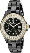 Load image into Gallery viewer, Charles-Hubert, Paris Women&#39;s 6903-B Premium Collection Analog Display Japanese Quartz Black Watch
