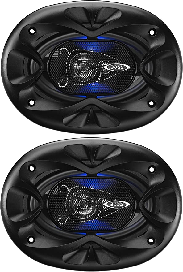 BOSS Audio Systems BE464 250 Watt Per Pair, 4 x 6 Inch, Full Range, 4 Way Car Speakers Sold in Pairs