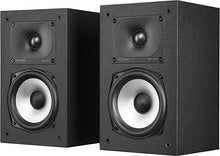 Load image into Gallery viewer, Polk Monitor XT15 Pair of Bookshelf or Surround Speakers - Hi-Res Audio Certified, Dolby Atmos &amp; DTS:X Compatible, 1" Terylene Tweeter &amp; 5.25" Dynamically Balanced Woofer, Midnight Black
