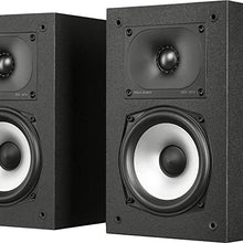 Load image into Gallery viewer, Polk Monitor XT15 Pair of Bookshelf or Surround Speakers - Hi-Res Audio Certified, Dolby Atmos &amp; DTS:X Compatible, 1" Terylene Tweeter &amp; 5.25" Dynamically Balanced Woofer, Midnight Black
