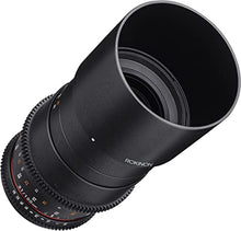 Load image into Gallery viewer, Rokinon Cine DS 100mm T3.1 ED UMC Full Frame Telephoto Macro Cine Lens for Sony E Mount (FE) Interchangeable Lens Cameras
