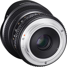 Load image into Gallery viewer, Samyang VDSLR II 12mm T3.1 Ultra Wide Cine Fisheye Lens for Nikon DSLR Cameras - Full Frame Compatible
