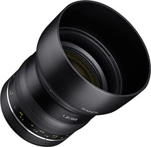 Load image into Gallery viewer, Rokinon Special Performance (SP) 85mm f/1.2 High Speed Lens for Canon EF with Built-in AE Chip, Black
