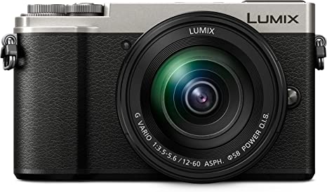 Panasonic LUMIX GX9 4K Mirrorless ILC Camera Body with 12-60mm F3.5-5.6 Power O.I.S. Lens, DC-GX9MS (USA SILVER)