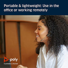 Load image into Gallery viewer, Poly (Plantronics + Polycom) Savi 440 Wireless DECT Headset (Poly) - Convertible (3 wearing styles) - Compatible to connect to your PC/Mac - Works with Teams, Zoom, Black (W440 SAVI)
