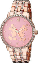 Load image into Gallery viewer, Disney Women&#39;s Mickey Analog-Quartz Watch with Alloy Strap, Rose Gold, 20 (Model: WDS000680)
